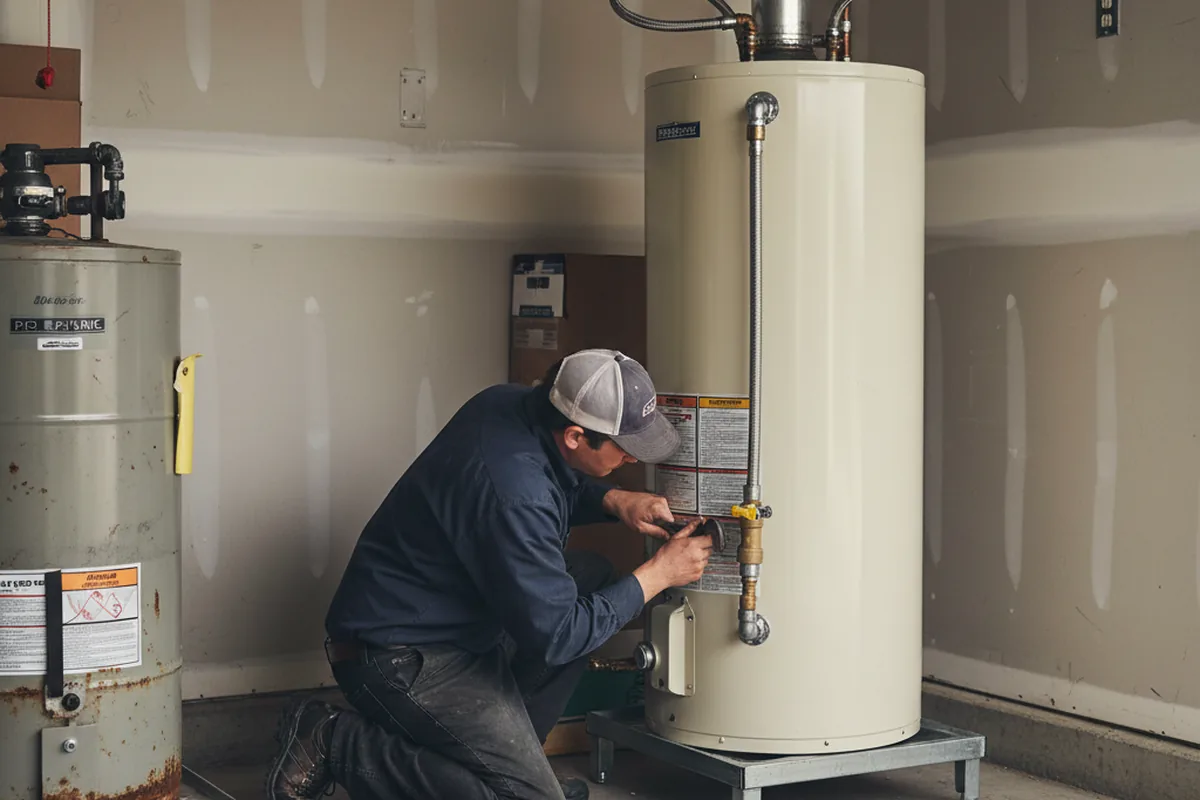 Water heater and shutoff valve replacement in Mount Dora